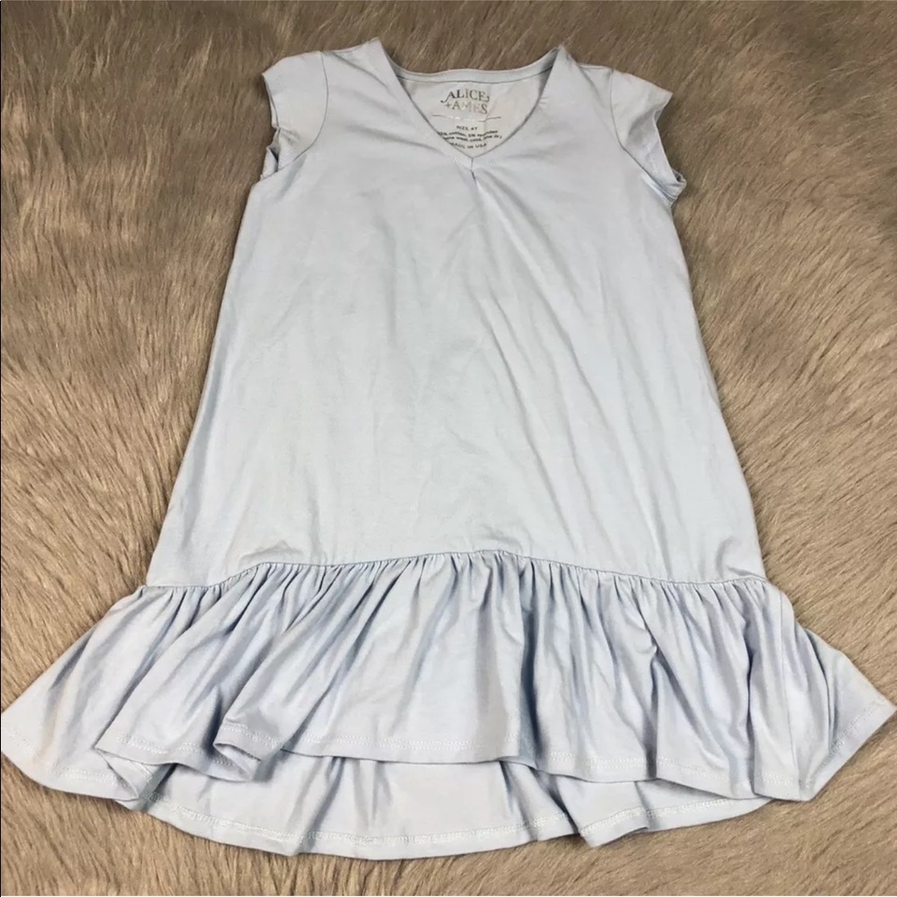 Alice Ames Sky Blue Playa Dress Toddler Girls 4T